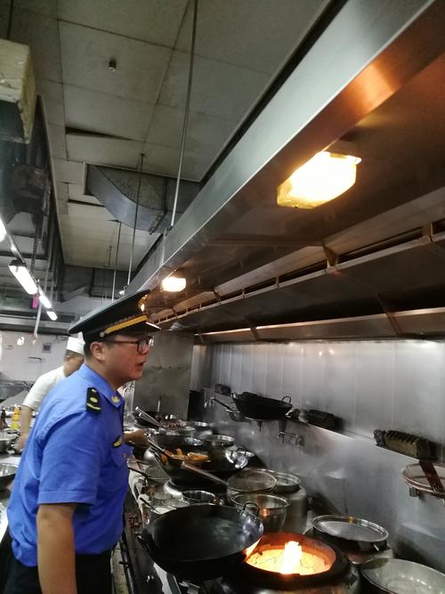 2018年8月19日曲江执法局一大队餐饮油烟治理工作情况小结