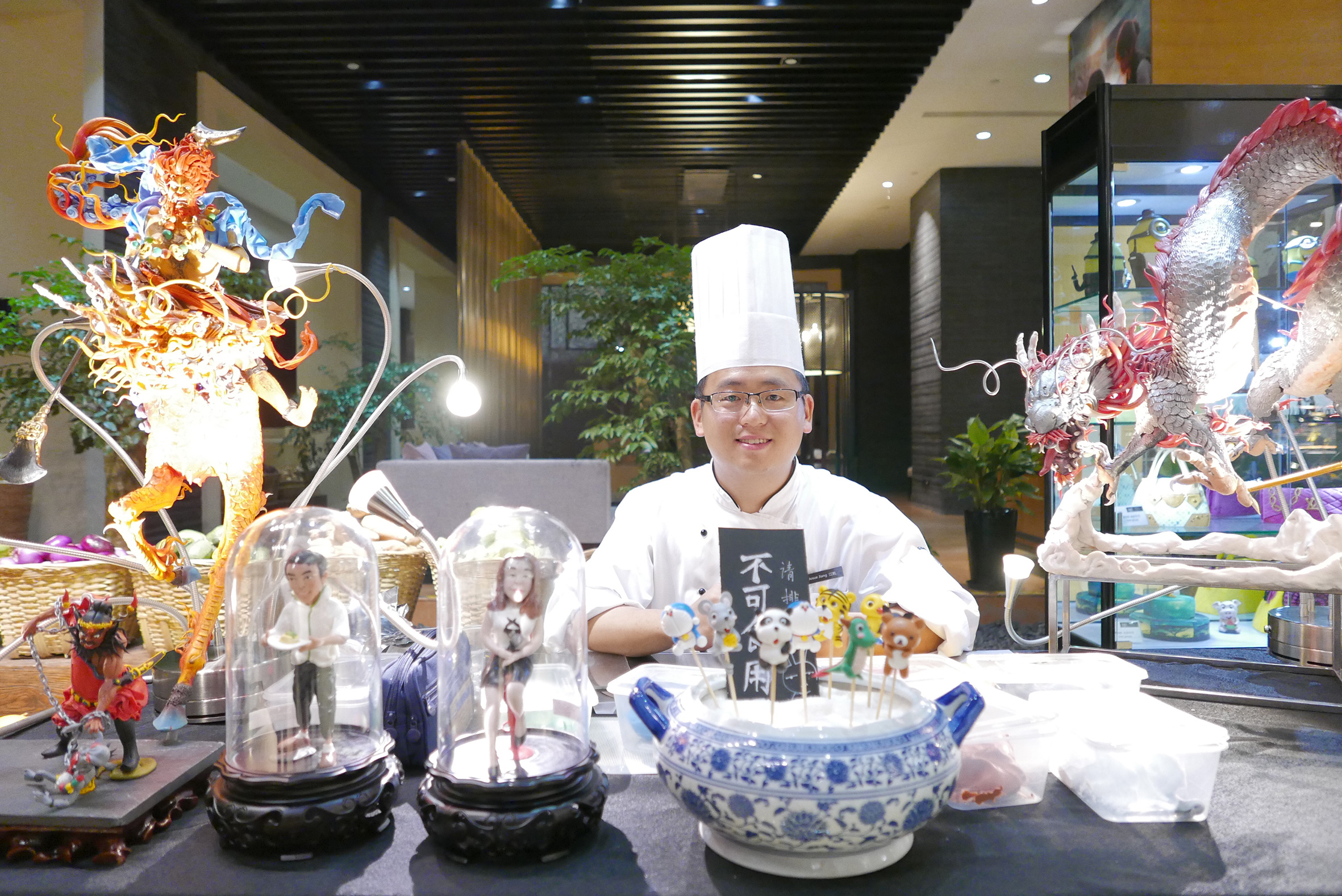 面塑大师缔造美食艺术